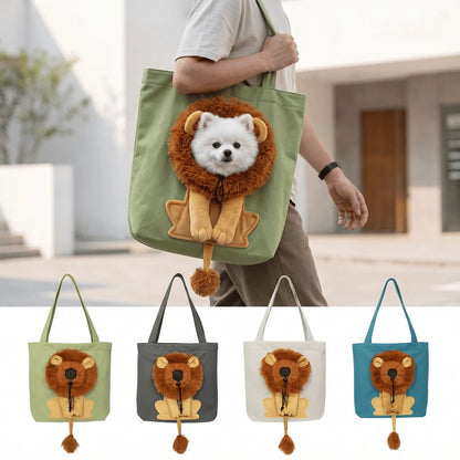 Lion Shaped Soft Cat & Dog Carrier Bag