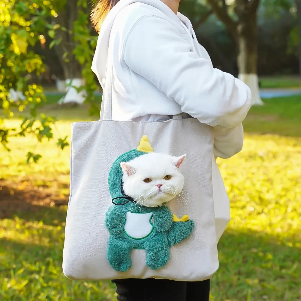 Lion Shaped Soft Cat & Dog Carrier Bag