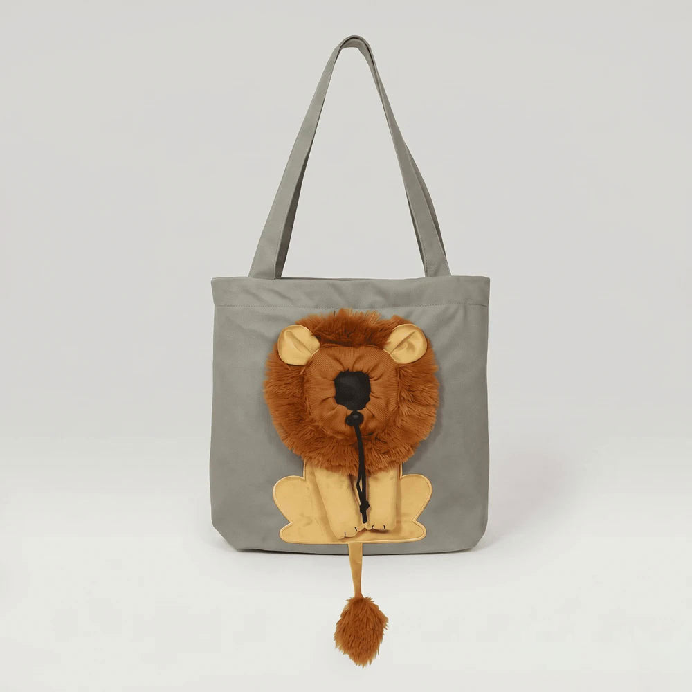 Lion Shaped Soft Cat & Dog Carrier Bag