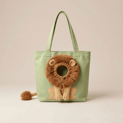 Lion Shaped Soft Cat & Dog Carrier Bag