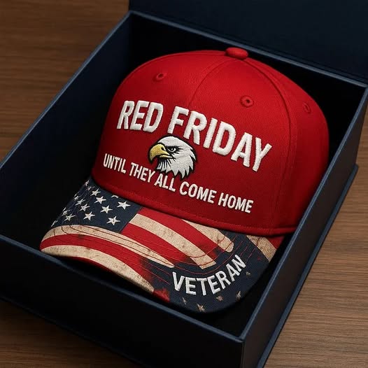 ❤️ R.E.D. Friday Veteran Embroidered Cap — Until They All Come Home