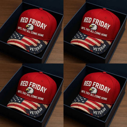 ❤️ R.E.D. Friday Veteran Embroidered Cap — Until They All Come Home